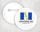 Zeta Beta Tau Flag Button Zeta Beta Tau Flag Button