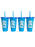 Zeta Phi Beta Glitter Color Changing Cup 4 Pack Zeta Phi Beta Glitter Color Changing Cup 4-Pack