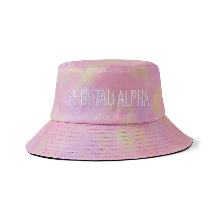 Zeta Tau Alpha Tie Dye Pastel Bucket Hat Zeta Tau Alpha Tie Dye Pastel Bucket Hat