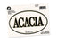 Acacia Euro Decal Oval Sticker ACACIA Euro Decal Oval Sticker