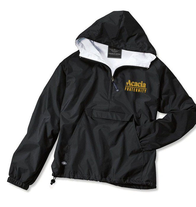 Acacia Greek Letter Anoraks ACACIA Greek Letter Windbreaker Pullovers
