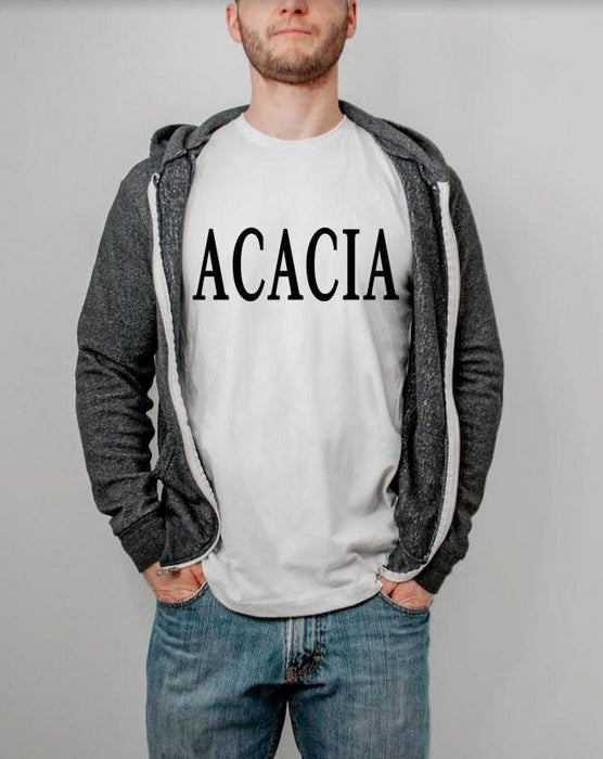 Printify Acacia Lettered Tee $24.95 ACACIA LETTERED TEE - $24.95