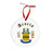 Acacia Crest & Year Circle Ornaments Acacia Crest & Year Circle Ornaments