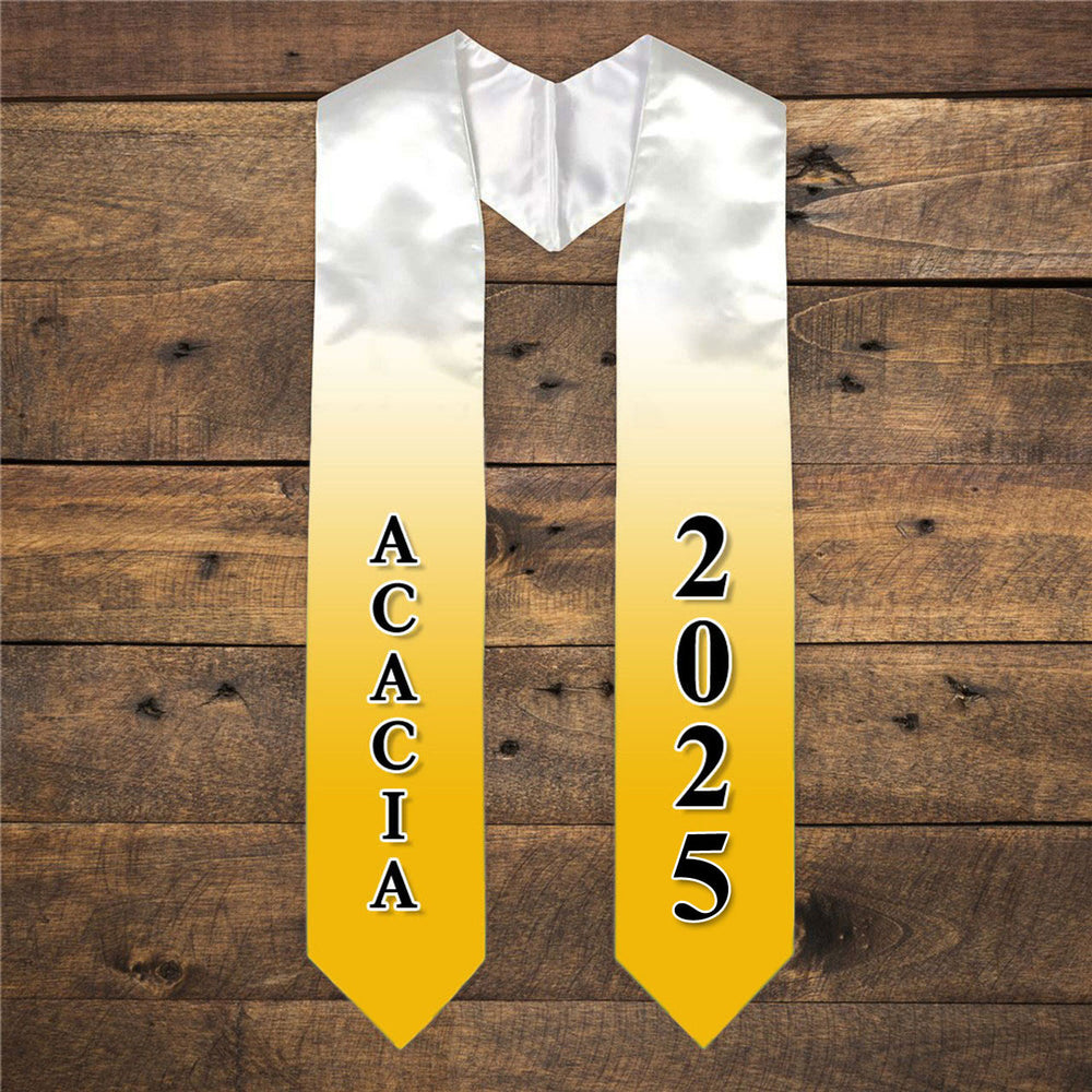 Acacia Extra Fancy Greek Graduation Stole W Year ACACIA Extra Fancy Greek Graduation Stole W Year