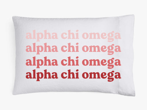 Alpha Chi Omega Alpha Chi Omega Ombre Retro Pillowcases