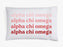 Alpha Chi Omega Ombre Retro Pillowcases Alpha Chi Omega Ombre Retro Pillowcases