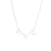 Alpha Chi Omega Silver Letter Necklaces Alpha Chi Omega Silver Letter Necklaces