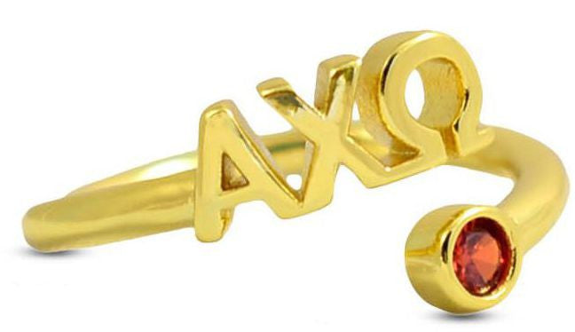 Alpha Chi Omega Gemstone Rings Alpha Chi Omega Gemstone Rings