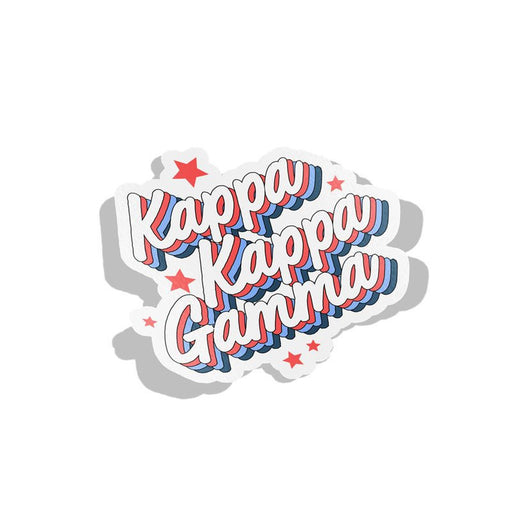 Kappa Kappa Gamma Kappa Kappa Gamma Flashback Decal Sticker