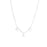 Alpha Delta Pi Silver Letter Necklaces Alpha Delta Pi Silver Letter Necklaces