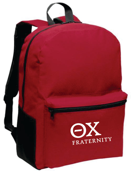 Theta Chi Collegiate Embroidered Backpack