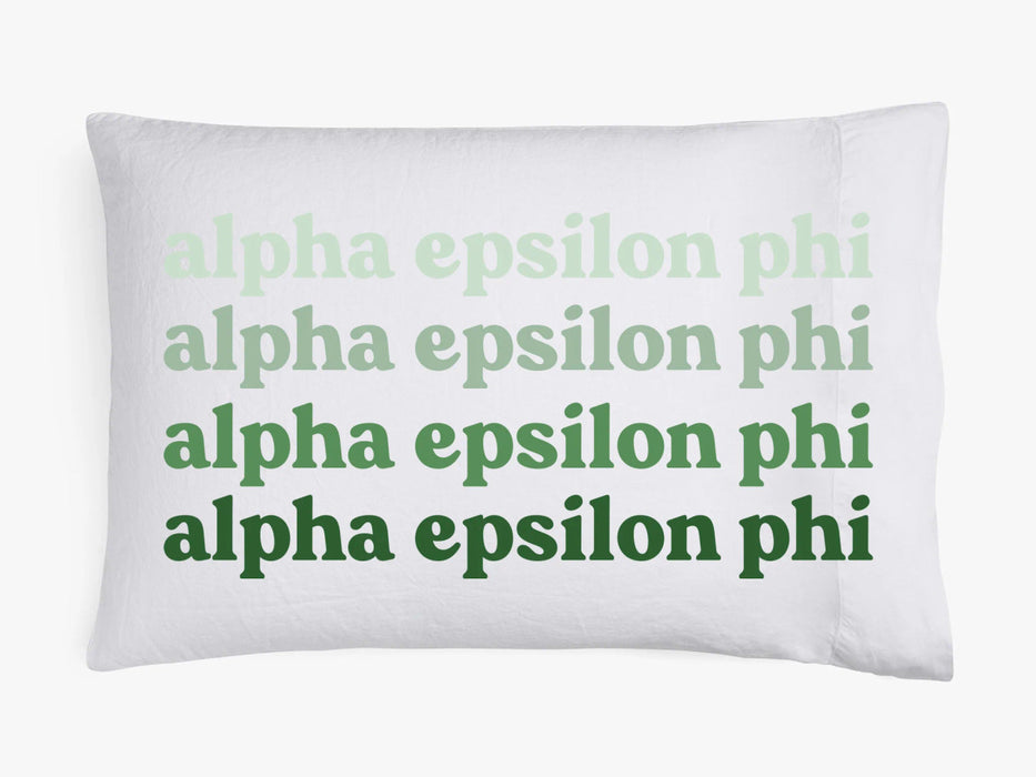 Alpha Epsilon Phi Ombre Retro Pillowcases Alpha Epsilon Phi Ombre Retro Pillowcases