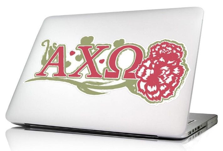 Alpha Chi Omega 10 X 8 Laptop Skin/wall Decal Alpha Chi Omega 10.5 x 4.5 Laptop Skin/Wall Decal