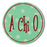 Alpha Chi Omega Bumper Stickers 4" Round Alpha Chi Omega Bumper Stickers 4