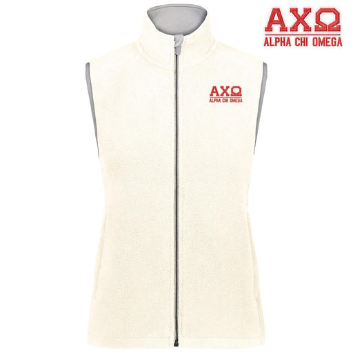 Clothing Alpha Chi Omega Chill Fleece Vest