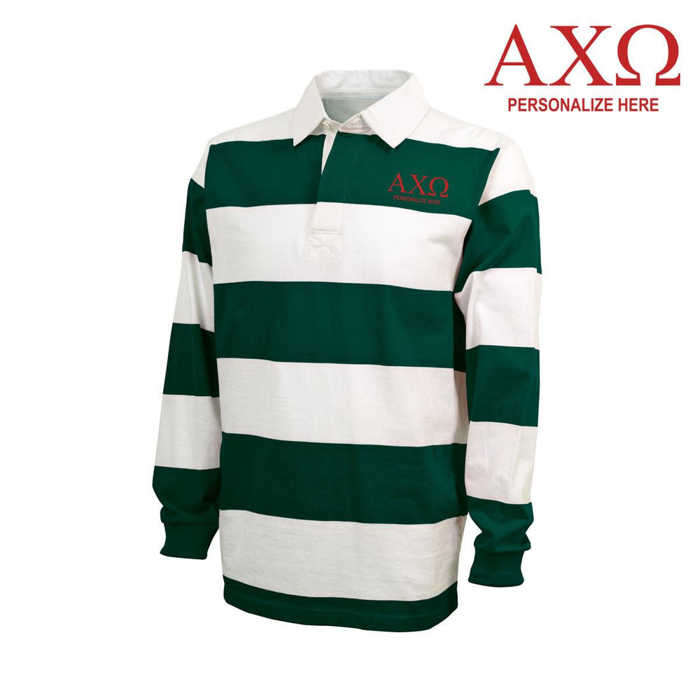 Alpha Chi Omega Classic Rugby Shirt Alpha Chi Omega Classic Rugby Shirt
