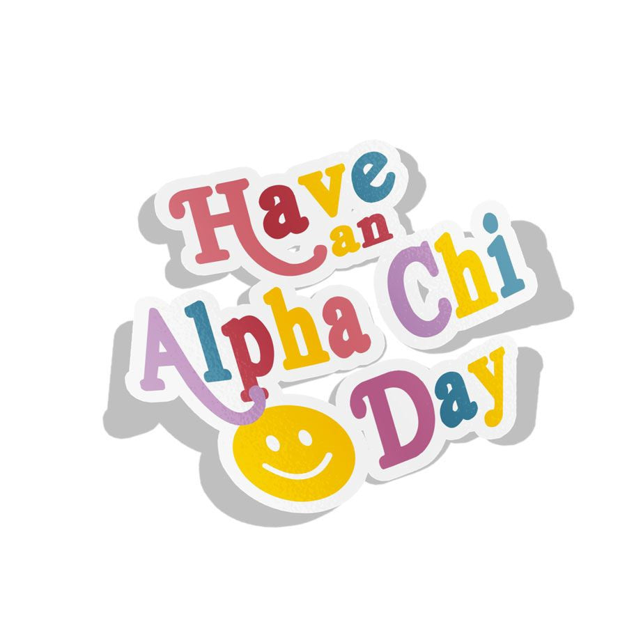 Alpha Chi Omega Day Decal Sticker Alpha Chi Omega Day Decal Sticker