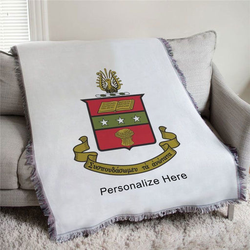 Alpha Chi Omega Alpha Chi Omega Full Color Crest Afghan Blanket Throw