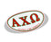 Alpha Chi Omega Greek Letter Oval Decal Alpha Chi Omega Greek Letter Oval Decal