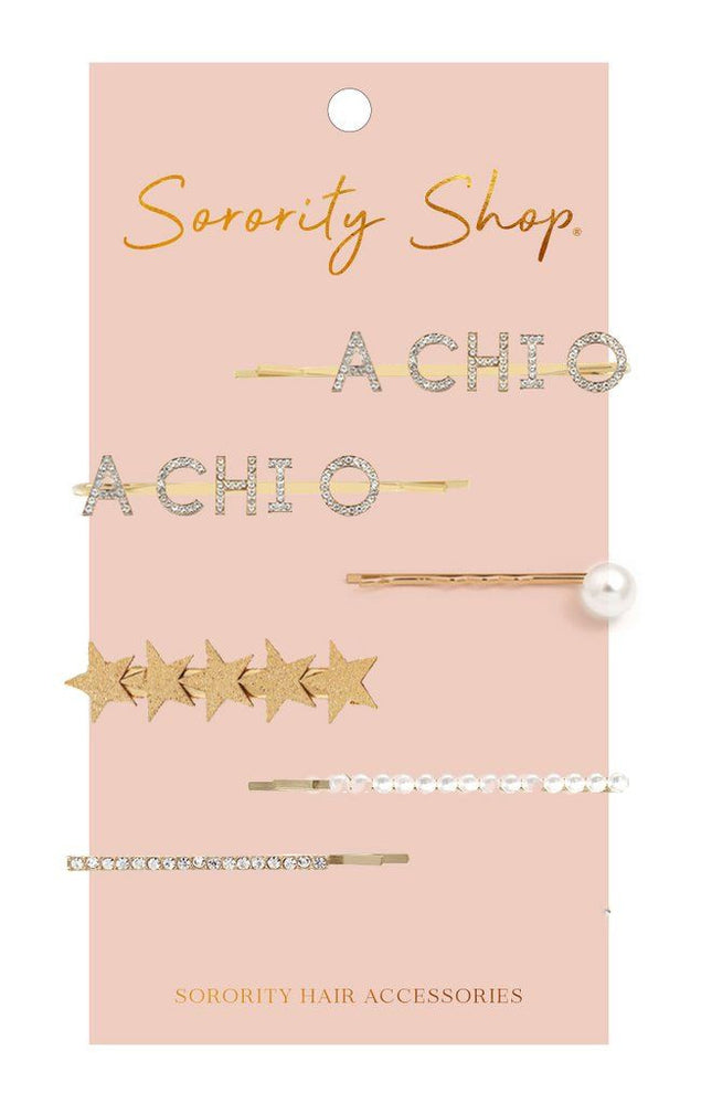 Alpha Chi Omega Hair Clips Alpha Chi Omega Hair Clips
