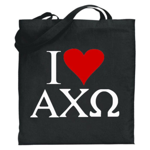 Totebags Alpha Chi Omega I Love Tote Bags