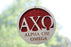 Alpha Chi Omega Laser Carved Greek Letter Ornament 3" Round Alpha Chi Omega Laser Carved Greek Letter Ornament - 3