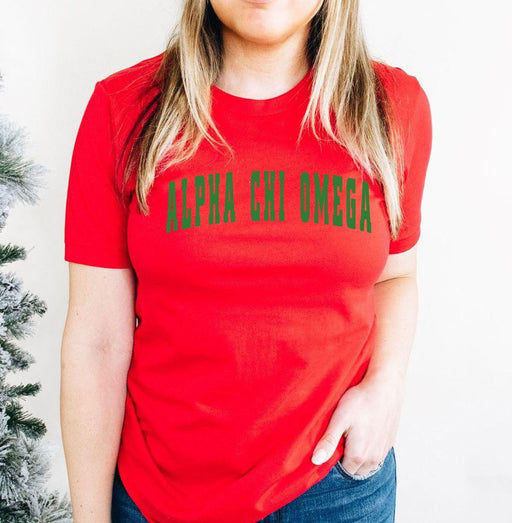 Clothing Alpha Chi Omega Letterman T-Shirt