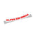 Alpha Chi Omega Long Window Sticker Alpha Chi Omega Long Window Sticker