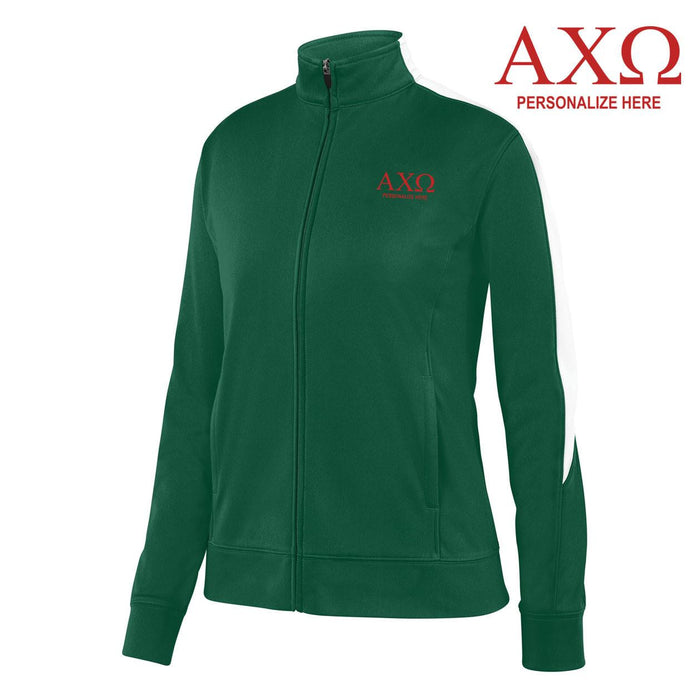 Alpha Chi Omega Medalist Track Jacket Alpha Chi Omega Medalist Track Jacket