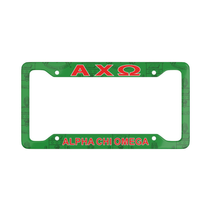 Alpha Chi Omega New License Plate Frames Alpha Chi Omega New License Plate Frames