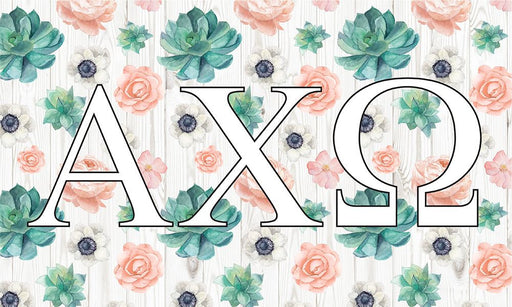 Alpha Chi Omega Alpha Chi Omega New Succulent Flag