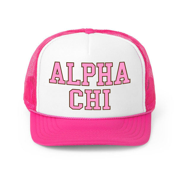 Alpha Chi Omega Nickname Trucker Caps Alpha Chi Omega Nickname Trucker Caps