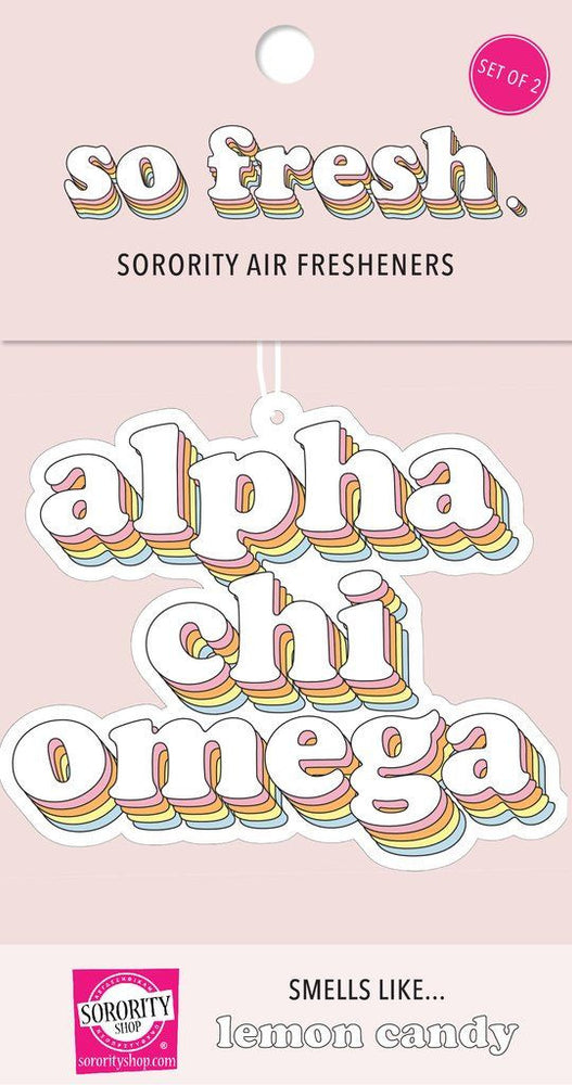 Alpha Chi Omega Retro Air Freshener (2 Pack) Alpha Chi Omega Retro Air Freshener (2 pack)