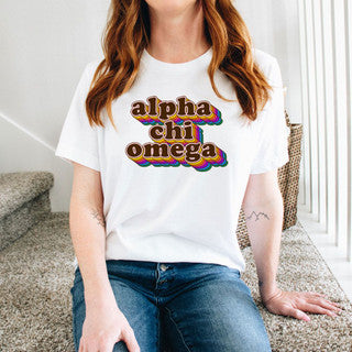 Alpha Chi Omega Retro Maya Tees Alpha Chi Omega Retro Maya Tees