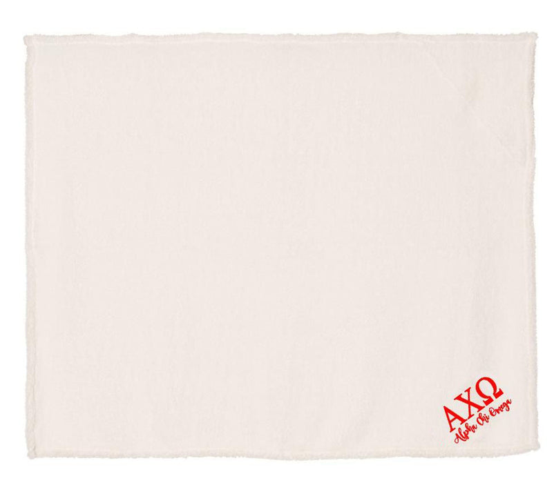 Alpha Chi Omega Sherpa Blanket Alpha Chi Omega Sherpa Blanket