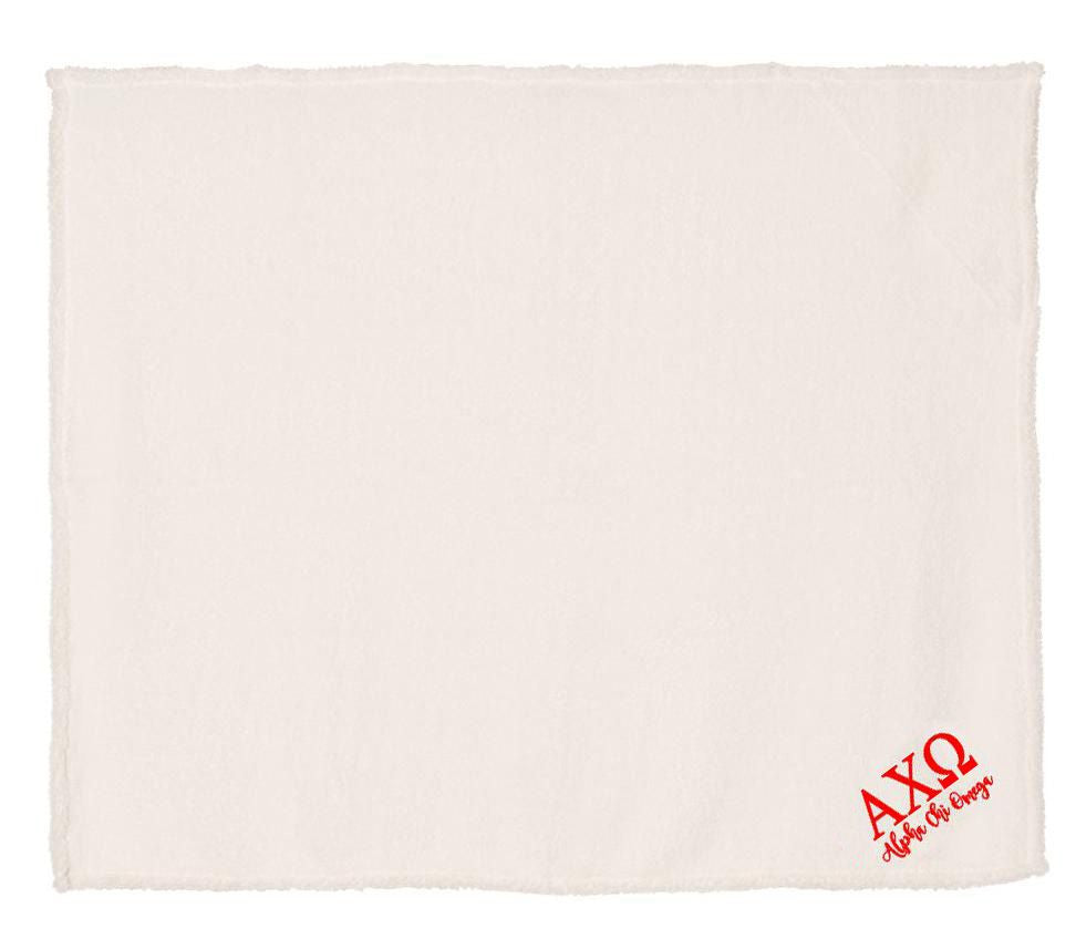 Alpha Chi Omega Sherpa Blanket Alpha Chi Omega Sherpa Blanket