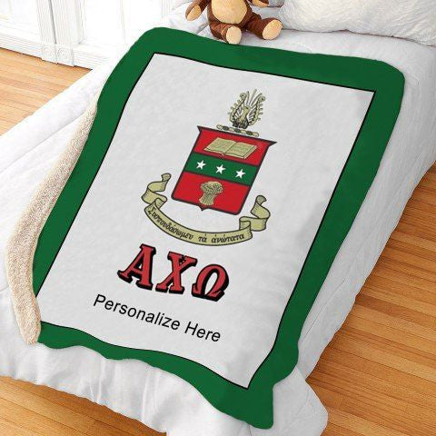Alpha Chi Omega Alpha Chi Omega Sherpa Lap Blanket