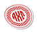 Alpha Chi Omega Sorority Monogram Bumper Sticker Alpha Chi Omega Sorority Monogram Bumper Sticker