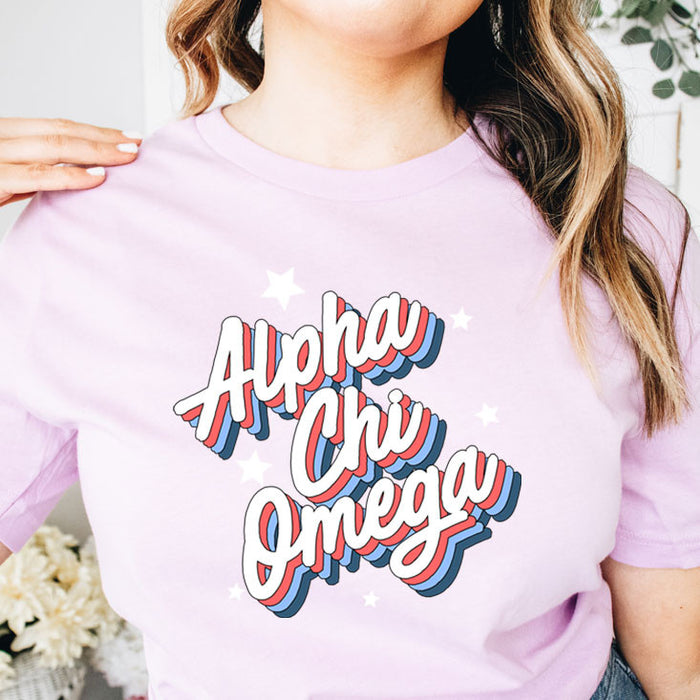 Alpha Chi Omega Flashback Tees Alpha Chi Omega Flashback Tees