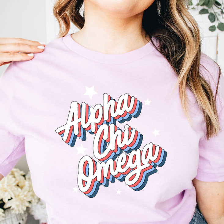 Alpha Chi Omega Flashback Tees Alpha Chi Omega Flashback Tees