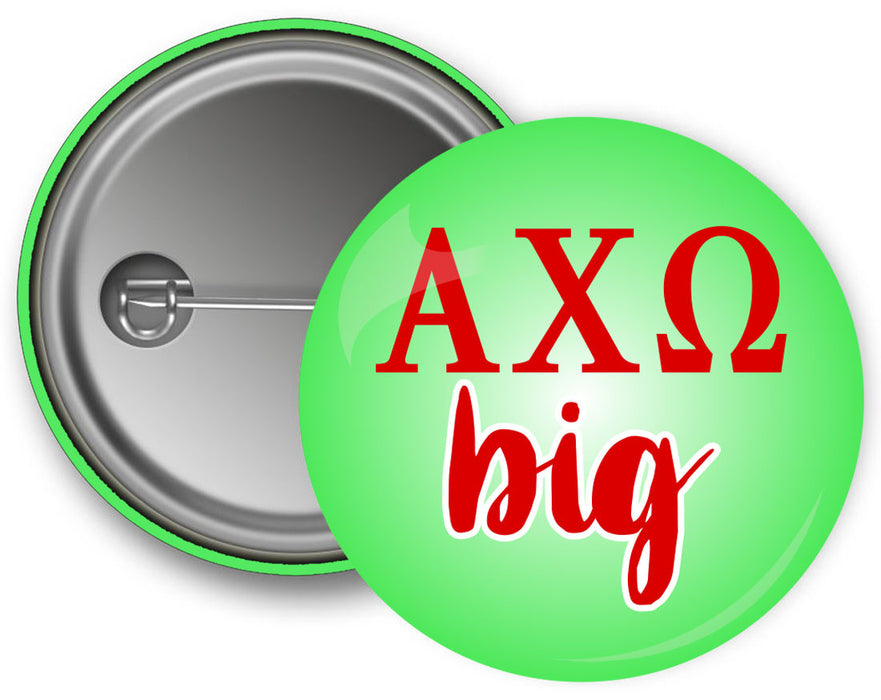 Alpha Chi Omega Big Button Alpha Chi Omega Big Button