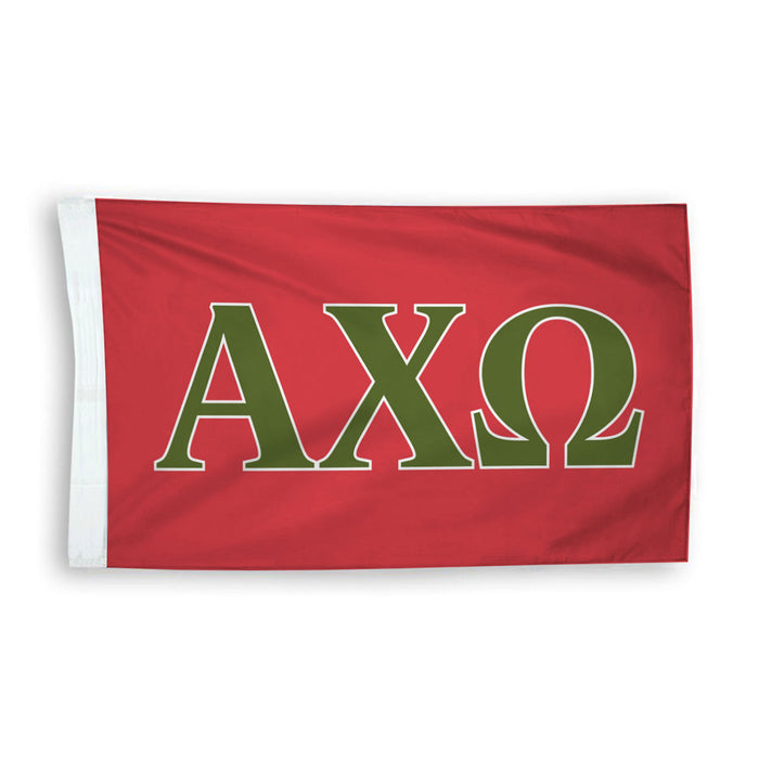 Alpha Chi Omega New 2 Color Flags Alpha Chi Omega New 2 Color Flags
