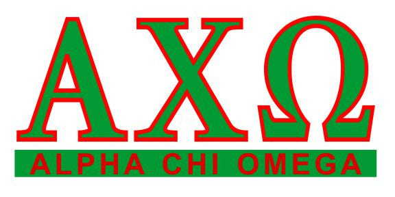 Alpha Chi Omega Custom Sticker Personalized Alpha Chi Omega Custom Sticker - Personalized