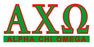 Alpha Chi Omega Custom Sticker Personalized Alpha Chi Omega Custom Sticker - Personalized