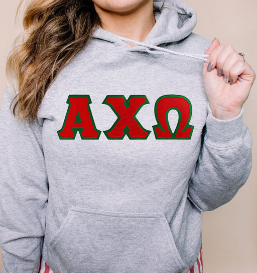 Alpha Chi Omega DISCOUNT Alpha Chi Omega Lettered Hooded