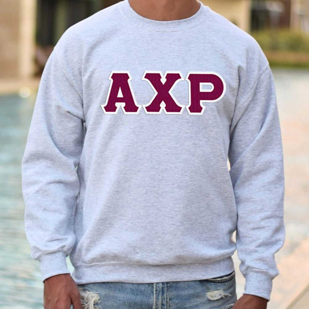Alpha Chi Rho 2 Day Ship Twill Crewneck Sweatshirt Alpha Chi Rho - 2 Day Ship Twill Crewneck Sweatshirt