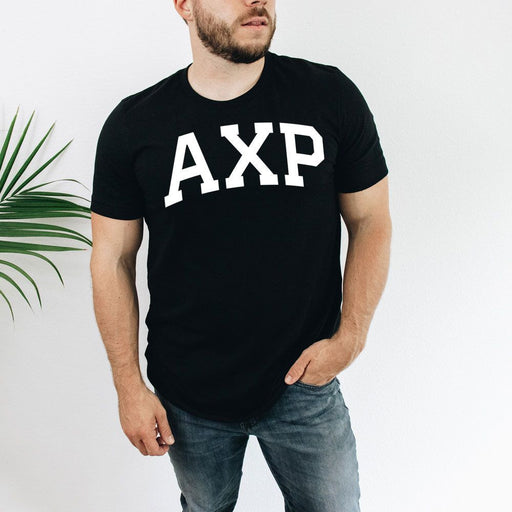 Clothing Alpha Chi Rho Arched Greek Letter T-Shirt