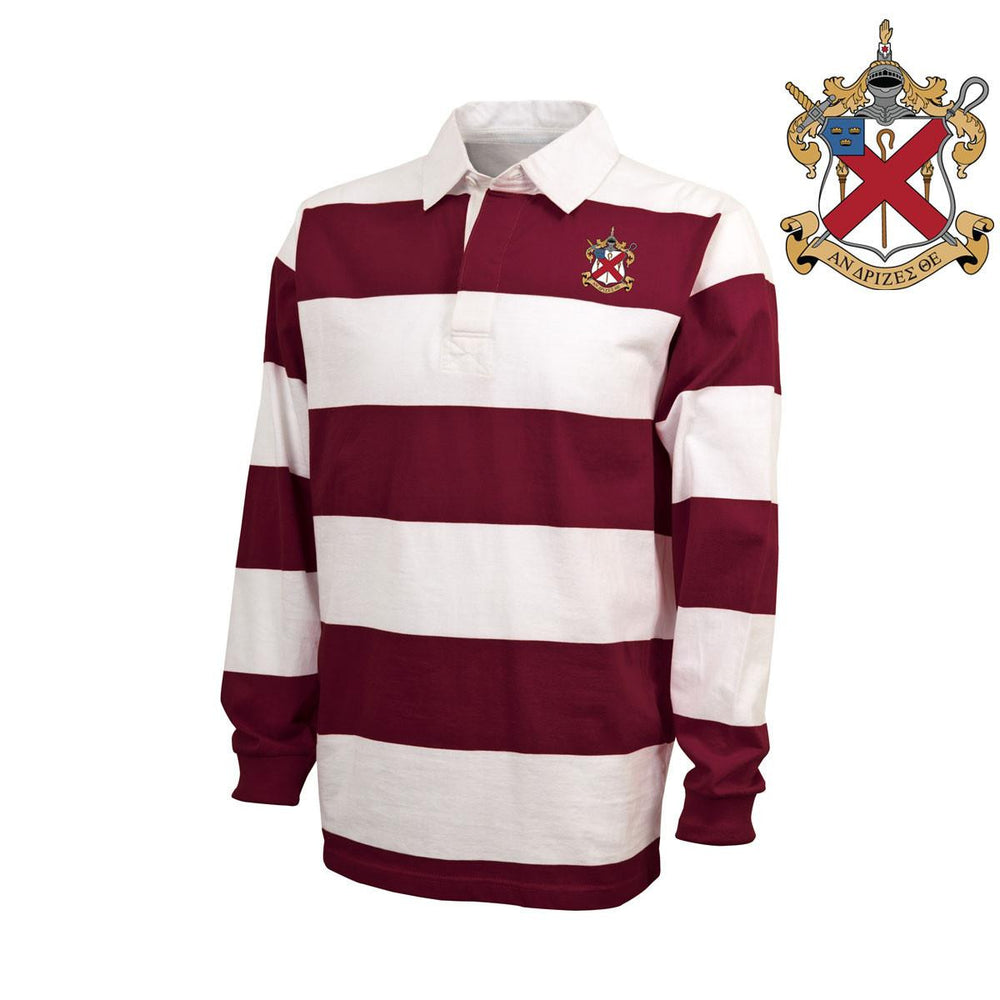 Alpha Chi Rho Classic Crest Rugby Shirt Alpha Chi Rho Classic Crest Rugby Shirt
