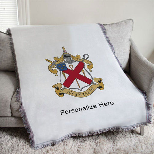 Alpha Chi Rho Alpha Chi Rho Full Color Crest Afghan Blanket Throw