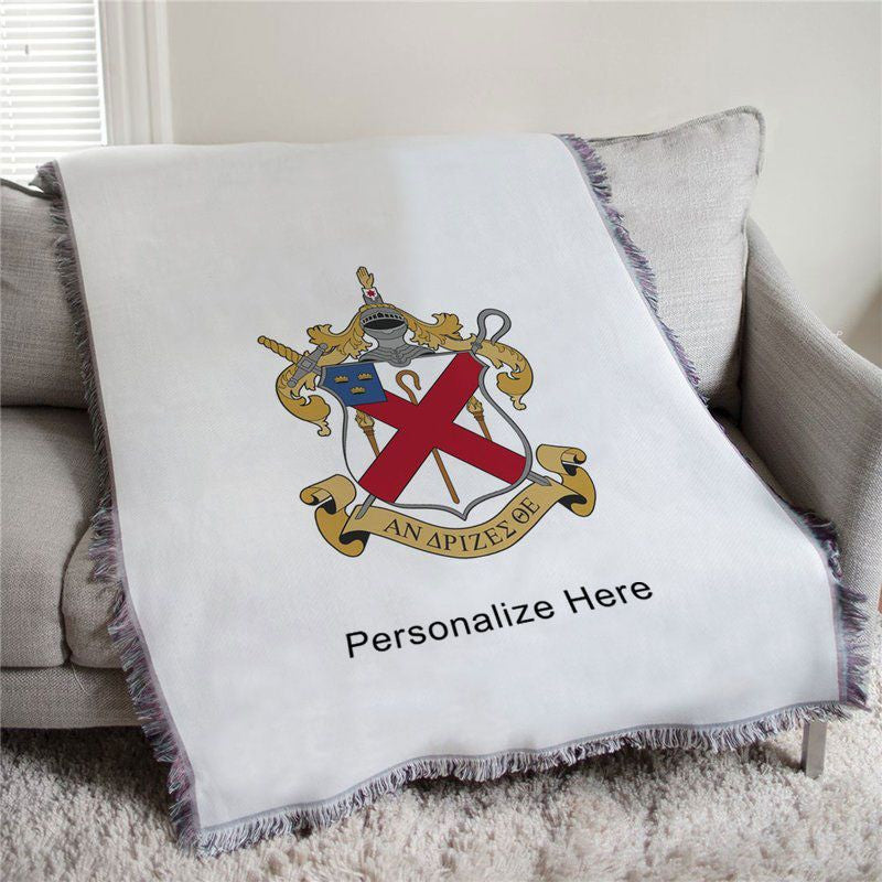 Alpha Chi Rho Full Color Crest Afghan Blanket Throw Alpha Chi Rho Full Color Crest Afghan Blanket Throw